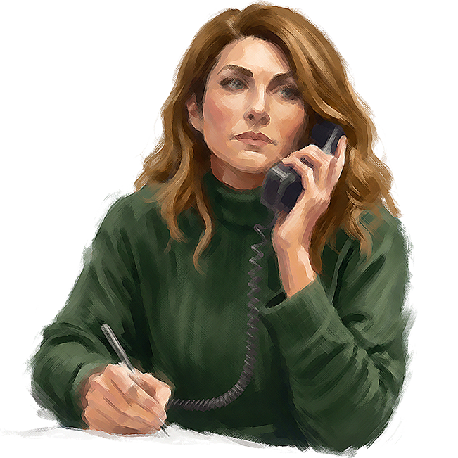 Illustration of a Samaritans listening volunteer